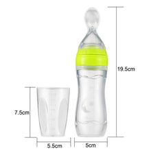 Load image into Gallery viewer, Newborn Baby Bottle Leak-proof Food Dispensing Spoon Juice Cereal Feeding Supplement Rice Cereal - jnpworldwide