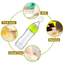 Load image into Gallery viewer, Newborn Baby Bottle Leak-proof Food Dispensing Spoon Juice Cereal Feeding Supplement Rice Cereal - jnpworldwide