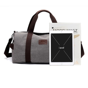 Handbag Fashion Casual Men Bag Outdoor Travel Women Canvas purse leather Luggage Shoulder messenger - jnpworldwide