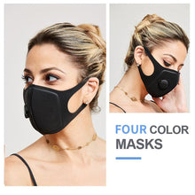 Load image into Gallery viewer, Waterproof Universal Protective Mask cover wind Breathing Built In Exhalation Filtered Air dust 3D - jnpworldwide