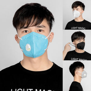 KN95 Mask Mouth Face Mask Filtration Anti-Dust Adult Vertical Folding Respirator Cotton Mouth new - jnpworldwide