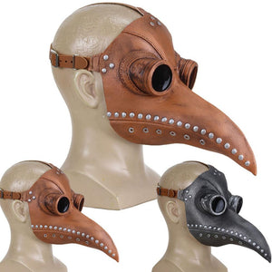 Bird doctor Duke latex mask Punk Steampunk Plague cosplay halloween Prop masks New Guard safety - jnpworldwide