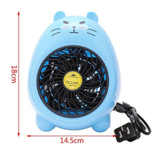 Load image into Gallery viewer, Mini Small Electric Heater Fan Home Office Warmer Warming Treasure thermostat space portable forced - jnpworldwide