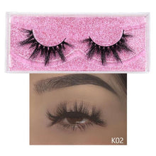 Load image into Gallery viewer, 5D Mink Eyelashes Long Lasting Lashes Natural Dramatic Eyelashes Extension False Eyelashes dress up - jnpworldwide