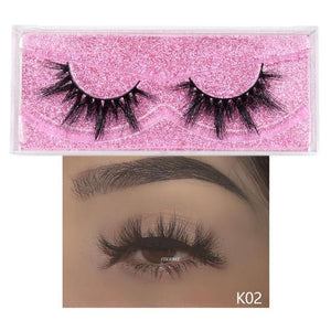 5D Mink Eyelashes Long Lasting Lashes Natural Dramatic Eyelashes Extension False Eyelashes dress up - jnpworldwide