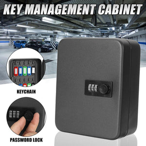 Box Safe Combination Lock Key Organizer Password Wall Mounted Office Car Code Metal Security Home - jnpworldwide
