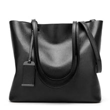 Load image into Gallery viewer, Waxing Leather bucket bag Double strap handbag shoulder bags  Purpose Shopping tote sac women purse - jnpworldwide