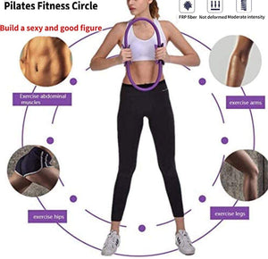 Yoga Circle Pilates Sport Magic Ring Women Fitness Kinetic Resistance Gym Workout Athletic fit frame - jnpworldwide