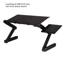 Load image into Gallery viewer, Table Stand Notebook Table Desk Stand Mouse Pad Tray PC Laptop Folding sofa Bed Aluminum Adjustable - jnpworldwide