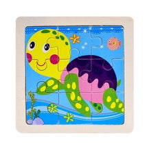 Load image into Gallery viewer, Intelligence Kids Toy Wooden 3D Puzzle Jigsaw Children Baby Cartoon Animal Puzzles Educational Learn - jnpworldwide