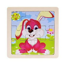 Load image into Gallery viewer, Intelligence Kids Toy Wooden 3D Puzzle Jigsaw Children Baby Cartoon Animal Puzzles Educational Learn - jnpworldwide