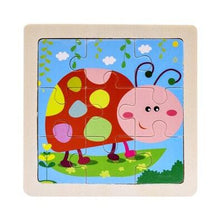 Load image into Gallery viewer, Intelligence Kids Toy Wooden 3D Puzzle Jigsaw Children Baby Cartoon Animal Puzzles Educational Learn - jnpworldwide