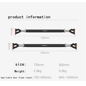 Wall Horizontal Bar Pull-up Device Stable Safety Automatic Buffer Indoor Sports Fitness Tools fit - jnpworldwide