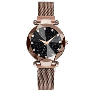 Luxury Stainless Mesh Bracelet Watches Women Crystal Analog Quartz Wristwatches Ladies Sports Clock - jnpworldwide