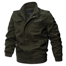 Load image into Gallery viewer, Jacket coat men tactical soft shell army mens windbreaker outdoor full zip Safari Cotton Pilot new - jnpworldwide