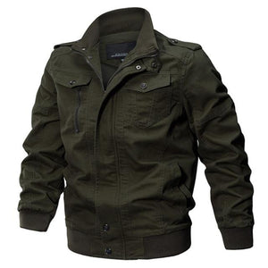 Jacket coat men tactical soft shell army mens windbreaker outdoor full zip Safari Cotton Pilot new - jnpworldwide