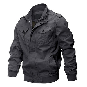 Jacket coat men tactical soft shell army mens windbreaker outdoor full zip Safari Cotton Pilot new - jnpworldwide