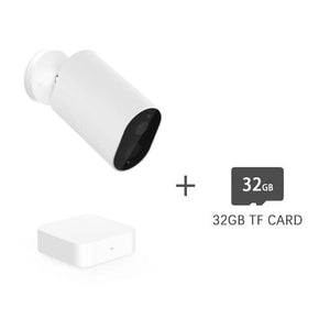 Camera digital lens body zoom black Waterproof Wireless Battery Remote voice intercom alarm home APP - jnpworldwide