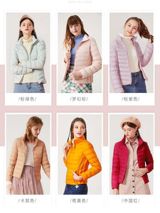 Winter Down Jacket Women Short Jackets New Down Hooded Warm Autumn Slim Coat Female Casual Top Light - jnpworldwide