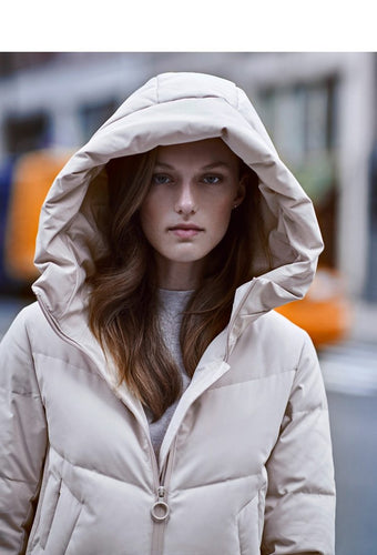 Winter Jacket New Coat Hooded Long Parka High Quality Waterproof Thicken Light Female Women Suit S M - jnpworldwide