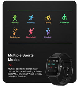 Smart Watch Sport Heart Rate Monitor Waterproof Watch Men Women Clock For Android iOS Apple Xiaomi - jnpworldwide