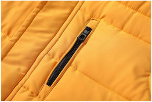 Vest Jacket WaistCoat Hooded Sleeveless Men Winter Fashion Casual Warm Cotton Padded Vests Waistcoat - jnpworldwide