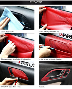 3D Carbon Fiber Vinyl Car Wrap Sheet Film sticker Decals Motorcycle Style Accessories Automobiles - jnpworldwide