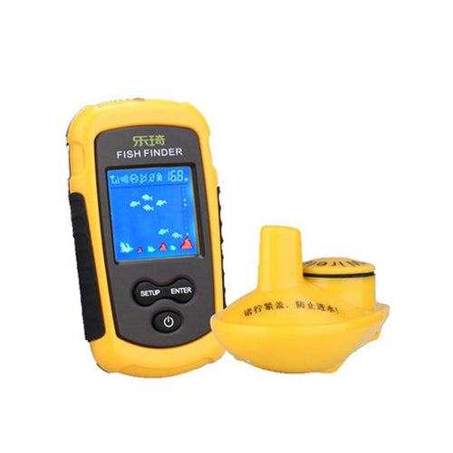 Portable Wireless WiFi Fish Finder Depth Sonar Sounder Alarm Transducer Fishfinder Colorful Display - jnpworldwide