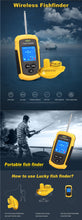 Load image into Gallery viewer, Portable Wireless WiFi Fish Finder Depth Sonar Sounder Alarm Transducer Fishfinder Colorful Display - jnpworldwide