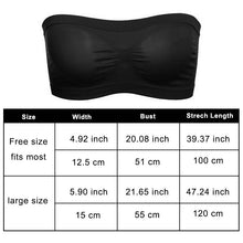 Load image into Gallery viewer, Lady Sexy Strapless Crop Top Bra Tube Underwear Breathable Stretch Layer Women brassiere lingerie - jnpworldwide