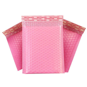 50Pcs Bubble Mailers Padded Envelopes Lined Poly Mailer Seal Pink pack post packing us - jnpworldwide