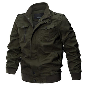 Jacket coat men tactical soft shell army mens windbreaker outdoor full zip Safari Cotton Pilot new - jnpworldwide