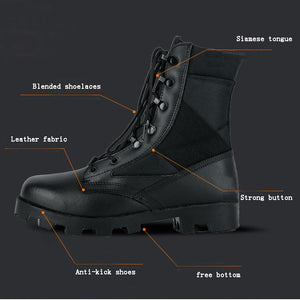 Winter Tactical Boots Men Breathable Camouflage Army Desert Safety Shoes Military Combat comfortable - jnpworldwide