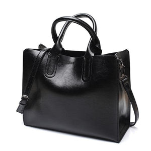 Leather Handbags Big Women Bag High Quality Casual Female Trunk Tote Spanish Brand Shoulder Ladies - jnpworldwide