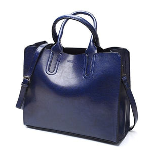 Leather Handbags Big Women Bag High Quality Casual Female Trunk Tote Spanish Brand Shoulder Ladies - jnpworldwide
