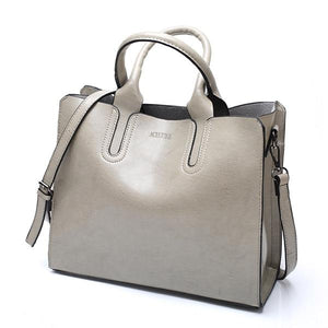 Leather Handbags Big Women Bag High Quality Casual Female Trunk Tote Spanish Brand Shoulder Ladies - jnpworldwide