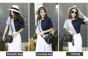 New Tassel Fashion Pu Leather Solid Women Handbags Shopping Bag Casual Shoulder Messenger Crossbody - jnpworldwide