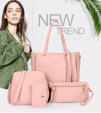 Load image into Gallery viewer, Women Bag Set Top Handle Big Female Handbag Fashion Shoulder Purse Ladies PU Leather Crossbody new - jnpworldwide