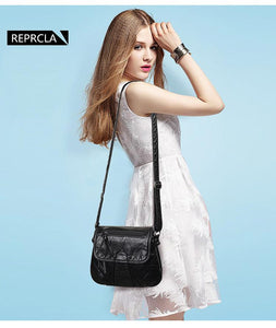 Fashion Designer Women Messenger Crossbody PU Leather Shoulder Bag Quality Handbags Clutch Vintage - jnpworldwide