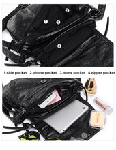 Load image into Gallery viewer, Fashion Designer Women Messenger Crossbody PU Leather Shoulder Bag Quality Handbags Clutch Vintage - jnpworldwide