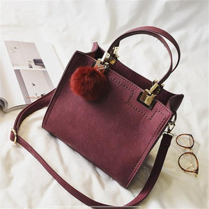 NEW HOT handbag women casual tote bag female shoulder messenger quality Suede Leather handbag tote - jnpworldwide