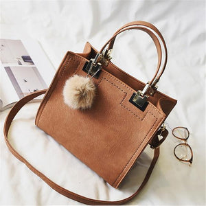 NEW HOT handbag women casual tote bag female shoulder messenger quality Suede Leather handbag tote - jnpworldwide