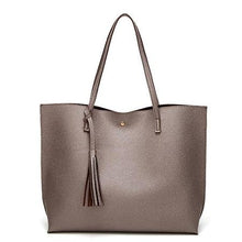 Load image into Gallery viewer, Women Messenger Leather Casual Tassel Handbags Female Designer Bag Vintage Tote Shoulder Quality us - jnpworldwide