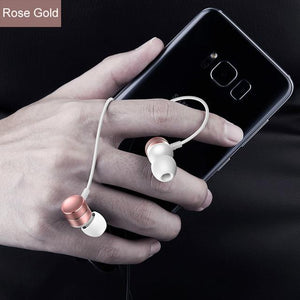 Baseus Bass Sound Earphone In-Ear Sport mic iPhone Samsung Headset MP3 Stereo - jnpworldwide