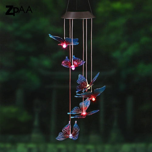 solar light led power Hummingbirds dragonfly remove motion home outdoor garden landscape waterproof - jnpworldwide