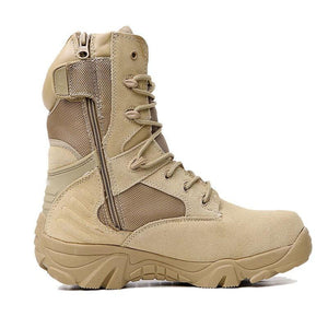 Winter Autumn Men Military Boots Quality Special Tactical Desert Combat Army Work Shoes Leather Snow - jnpworldwide