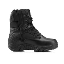 Load image into Gallery viewer, Men Military Tactical Boots Winter Leather Black Special Desert Combat Safety Work Shoes Army flats - jnpworldwide