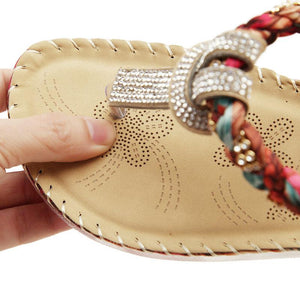 Summer Sandals Women T-strap Flip Flops Thong Sandals Designer Elastic Ladies Sandal Shoes cover new - jnpworldwide