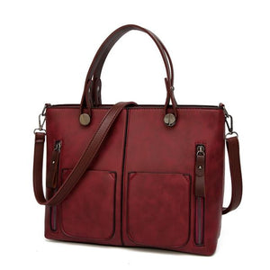 Leather Handbags Women Bag High Quality Casual Shoulder Female Trunk Tote Large designer Fashion 1 - jnpworldwide