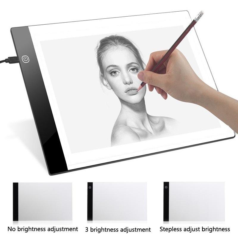 Digital Art Graphic Tablet Artist Drawing Board Light Tracing Writing Portable Electric Tablet Pad 1 - jnpworldwide